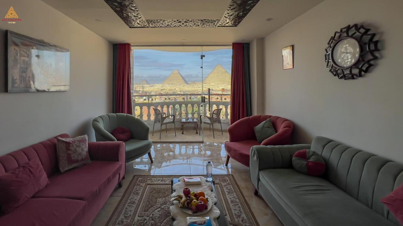 Full Pyramids View Apartment With Balcony For 8 P Kafrat al Jabal Exterior photo