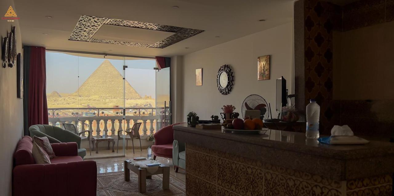 Full Pyramids View Apartment With Balcony For 8 P Kafrat al Jabal Exterior photo