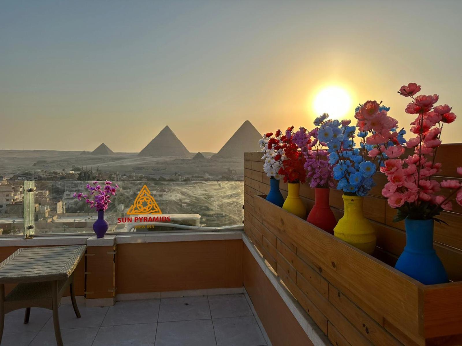 Full Pyramids View Apartment With Balcony For 8 P Kafrat al Jabal Exterior photo